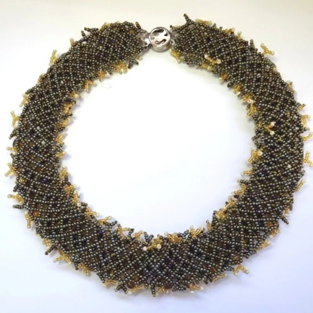 Artisan Crafted‎ Baltic Amber Cognac Butterscotch and Honey Statement Necklace